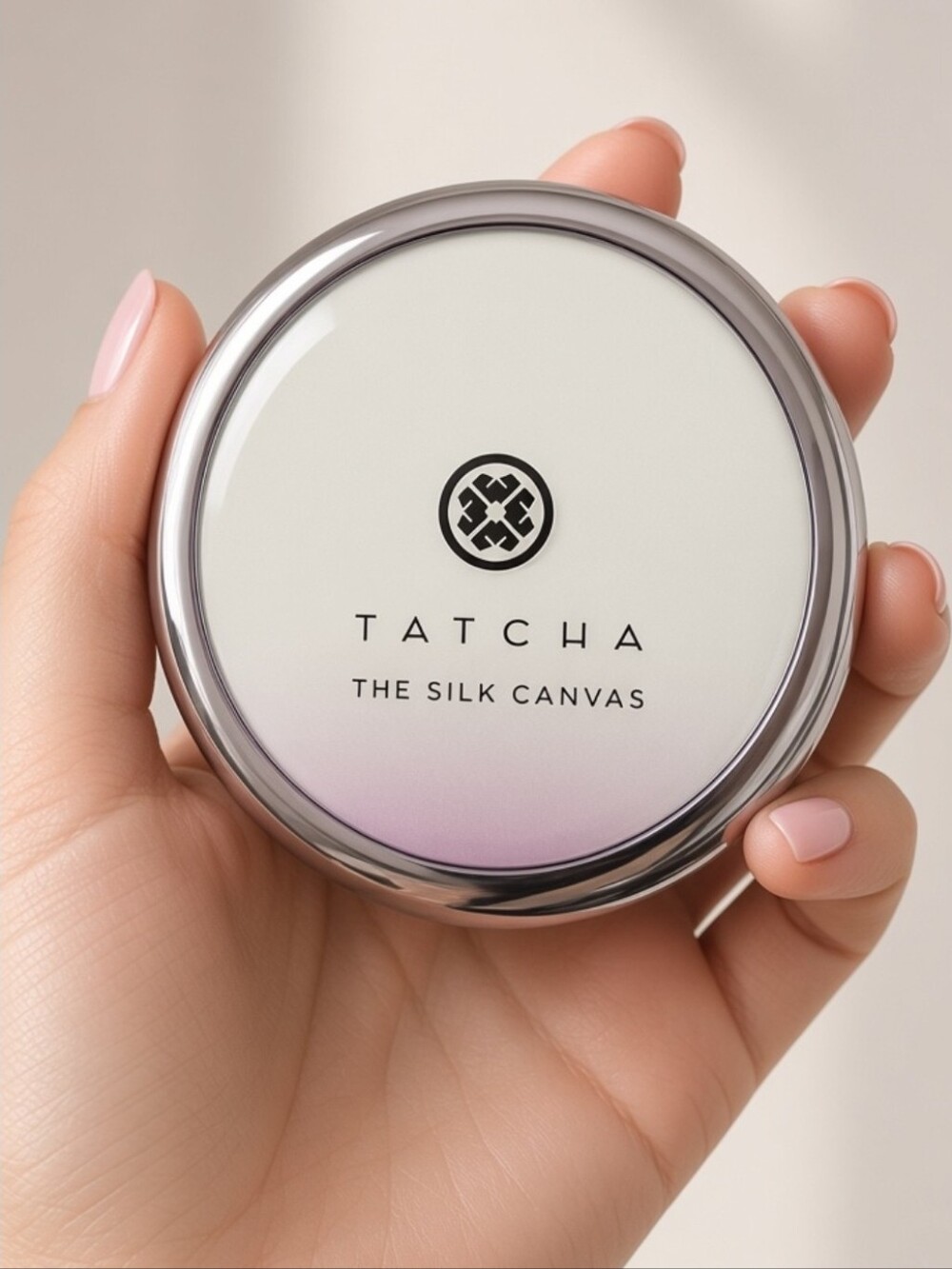 Tatcha Silk Canvas Primer With Flat Metal Disc Full Size NWOB